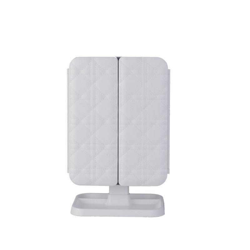 Miroir de Beauté Pliable avec Éclairage LED - Miroir de Maquillage Portable - Saunders Cosmétiques