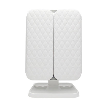 Miroir de Beauté Pliable avec Éclairage LED - Miroir de Maquillage Portable - Saunders Cosmétiques