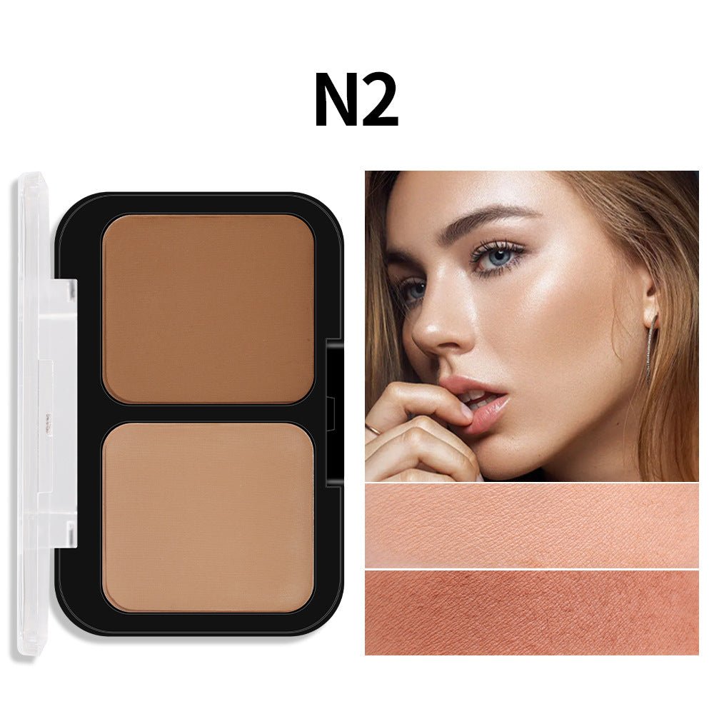 Palette Contouring Bicolore Effet Liftant Illuminateur Ombre - Saunders Cosmétiques