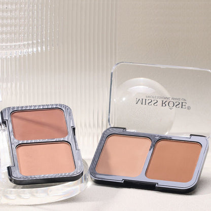 Palette Contouring Bicolore Effet Liftant Illuminateur Ombre - Saunders Cosmétiques