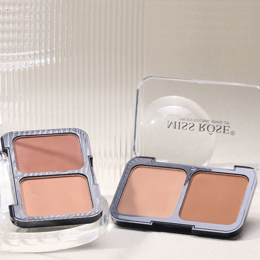 Palette Contouring Bicolore Effet Liftant Illuminateur Ombre - Saunders Cosmétiques