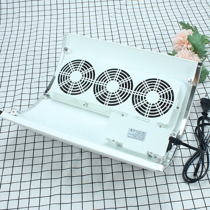 Séchoir à Ongles de Bureau 3 Ventilateurs Haute Puissance - Séchage Rapide - Saunders Cosmétiques