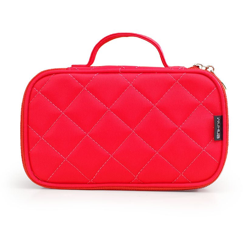 Trousse Cosmétique Double Imperméable Portable - Sac Maquillage Voyage - Saunders Cosmétiques