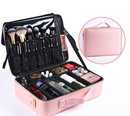 Trousse de Maquillage Femme - Organisateur Beauté Premium - Saunders Cosmétiques