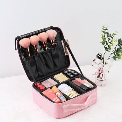 Trousse de Maquillage Femme - Organisateur Beauté Premium - Saunders Cosmétiques