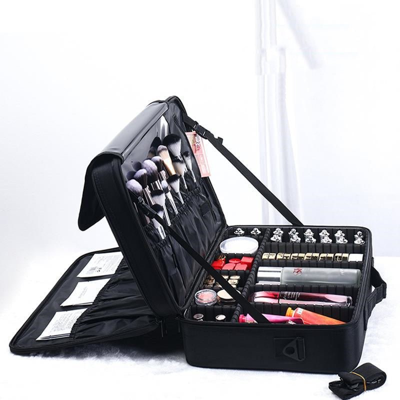Trousse de Maquillage Femme - Organisateur Beauté Premium - Saunders Cosmétiques