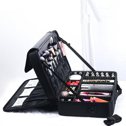 Trousse de Maquillage Femme - Organisateur Beauté Premium - Saunders Cosmétiques