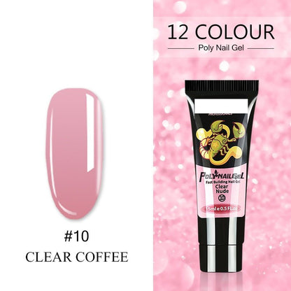 Vernis à Ongles Crystal Extender - Extension et Renforcement - Saunders Cosmétiques