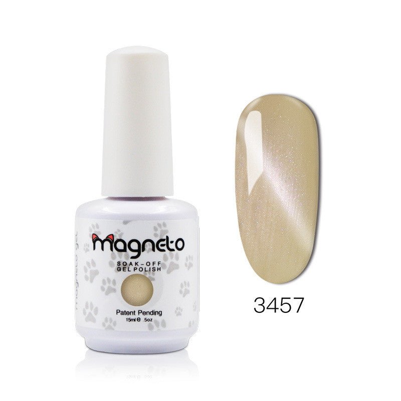 Vernis à Ongles Œil de Chat Jade - Effet Magnétique Nail Art - Saunders Cosmétiques