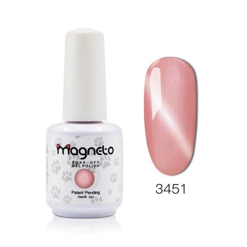 Vernis à Ongles Œil de Chat Jade - Effet Magnétique Nail Art - Saunders Cosmétiques