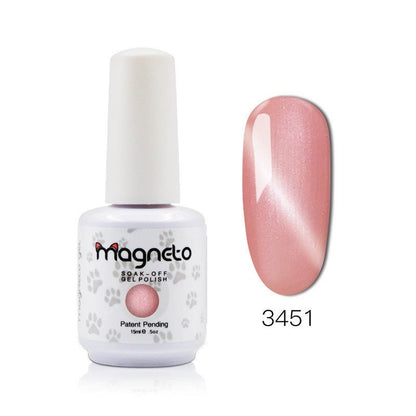 Vernis à Ongles Œil de Chat Jade - Effet Magnétique Nail Art - Saunders Cosmétiques