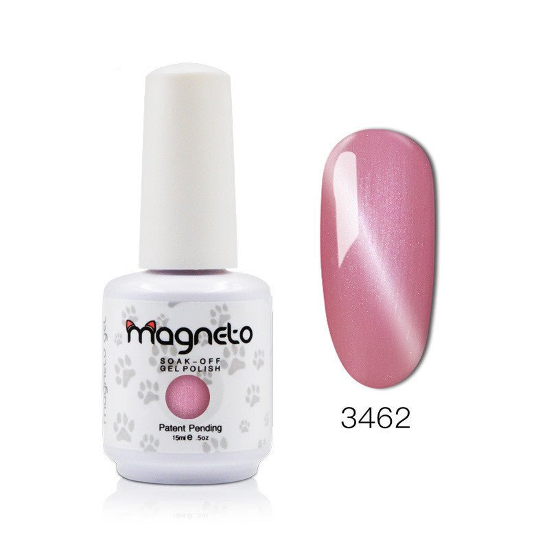 Vernis à Ongles Œil de Chat Jade - Effet Magnétique Nail Art - Saunders Cosmétiques