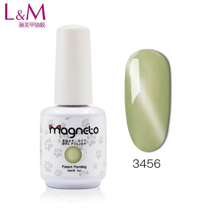 Vernis à Ongles Œil de Chat Jade - Effet Magnétique Nail Art - Saunders Cosmétiques