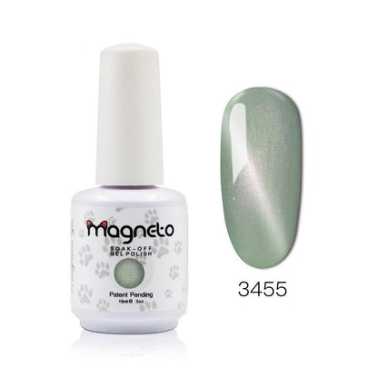 Vernis à Ongles Œil de Chat Jade - Effet Magnétique Nail Art - Saunders Cosmétiques