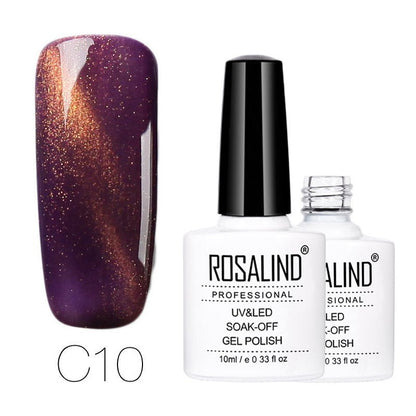 Vernis Gel UV Œil de Chat - 30 Couleurs Photothérapie - Saunders Cosmétiques