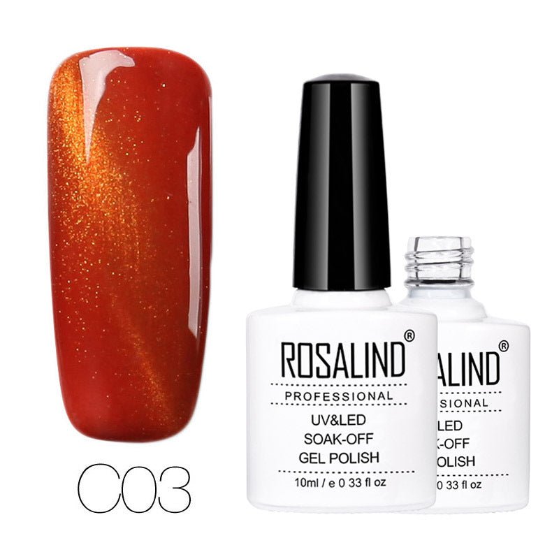 Vernis Gel UV Œil de Chat - 30 Couleurs Photothérapie - Saunders Cosmétiques