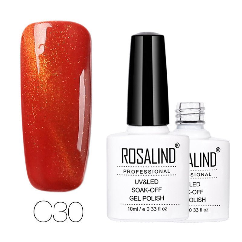 Vernis Gel UV Œil de Chat - 30 Couleurs Photothérapie - Saunders Cosmétiques