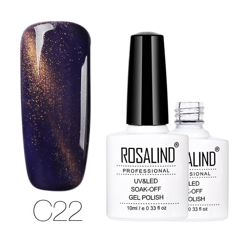 Vernis Gel UV Œil de Chat - 30 Couleurs Photothérapie - Saunders Cosmétiques